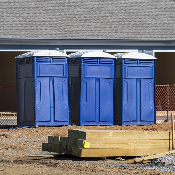 how do you ensure the portable restrooms are secure and safe from vandalism during an event in Lone Mountain